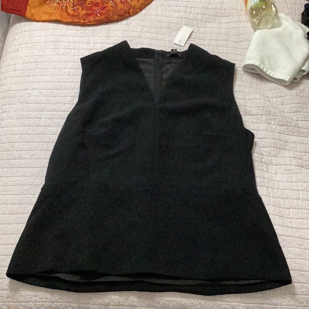 Lined black Ann Taylor blouse